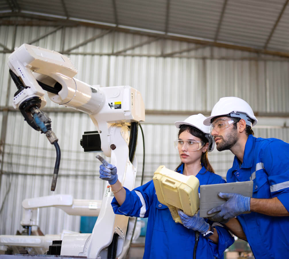 Visite de site & démonstration avec un robot